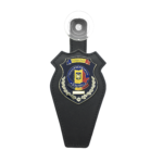 Suport parbriz piele SNPPC cu insigna metalica